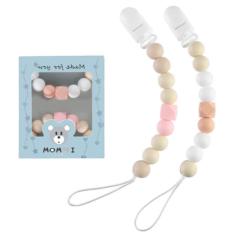 Cadena De Chupete De Silicona Para Bebés al por mayor Suministros Para Bebés